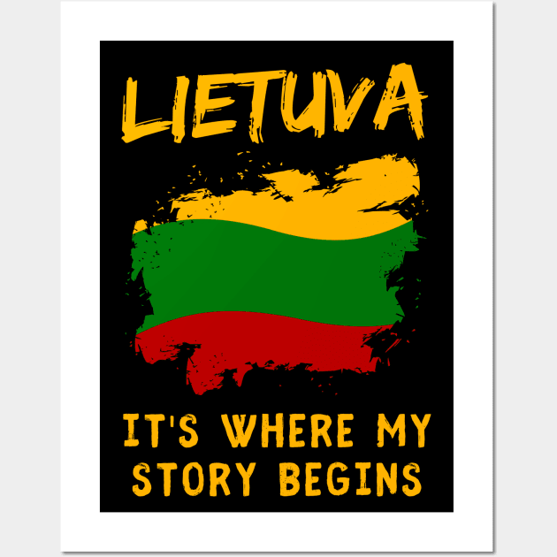 Lithuanian Wall Art by footballomatic